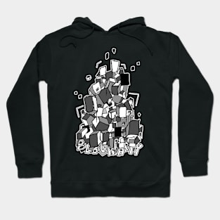 Dark and Gritty Block Party cube tower Hoodie